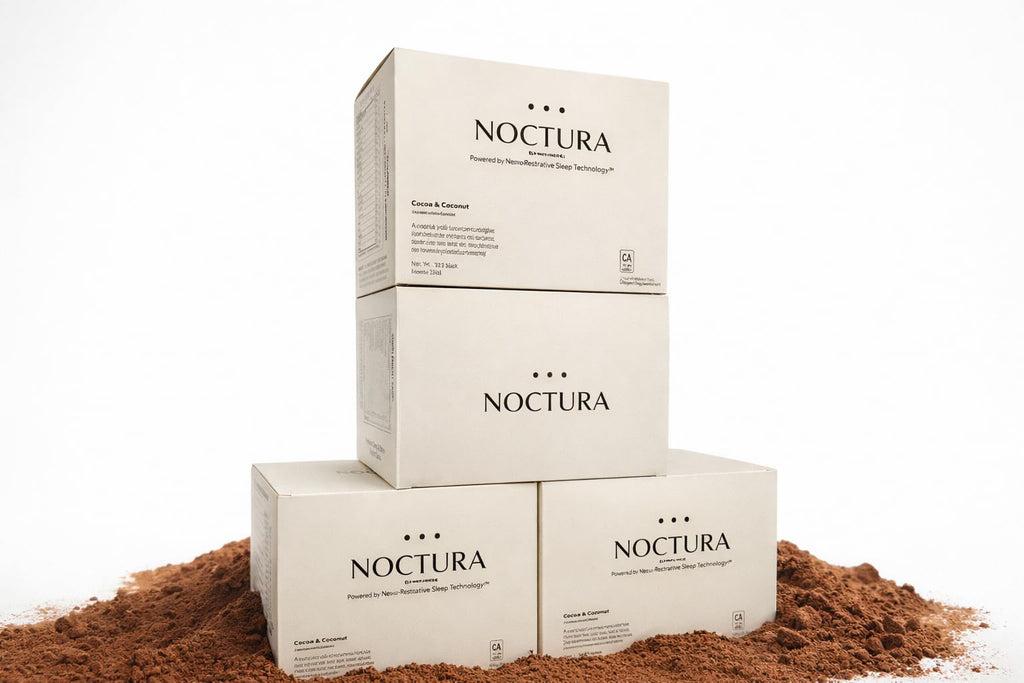 Noctura Night-Time Cacao Drink – Botanical Cocoa Blend with Magnesium & Chamomile – 30 Servings